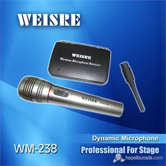 Weisre Wm-238 Kablosuz Mikrofon