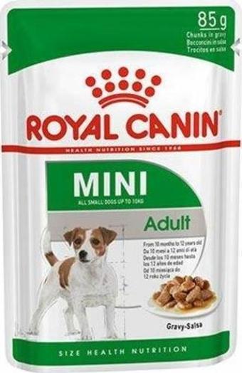 Royal Canin Mini Adult Pouch Yetişkin Köpek Konservesi 6 Adet 85 Gr