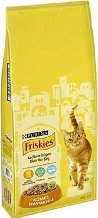 Friskies Kümes Hayvanlı Yetişkin Kedi Maması 15 Kg