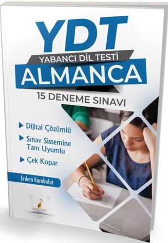  KELEPİR YDT Almanca Dijital Çözümlü 15 Deneme Sınavı Çek Kopar - Pelikan Yayınları