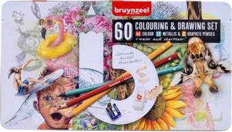 Bruynzeel Colouring & Drawing Set Creative Artists 60'lı