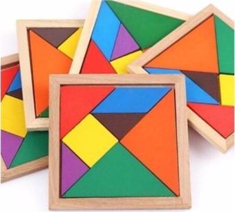 EMİN Ahşap Tangram 11*11 - 7 Parça Mini Tangram