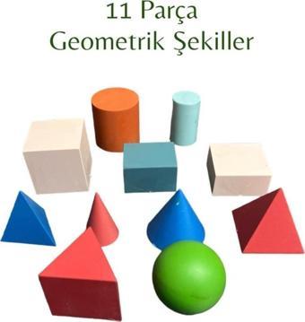 SIFIR312 11 Parça Geometrik Şekiller Eğitici Geometrik Şekiller İlkokul ve Okul Öncesi Eğitici Matematik Seti