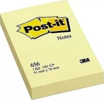 Post-it 656 51x76mm Yapışkanlı Not Kağıdı 656