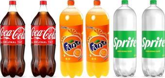 Coca-Cola Fanta Sprite 2,5 lt 6 lı Karma Paket