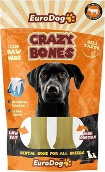 Euro Dog Crazy Bone Press Köpek Kemik Ödül Maması 2 Adet 12 Cm