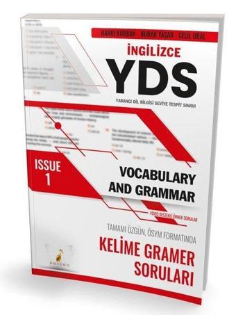 YDS İngilizce Vocabulary and Grammar Issue 1 - Burak Yaşar - Pelikan Yayınları