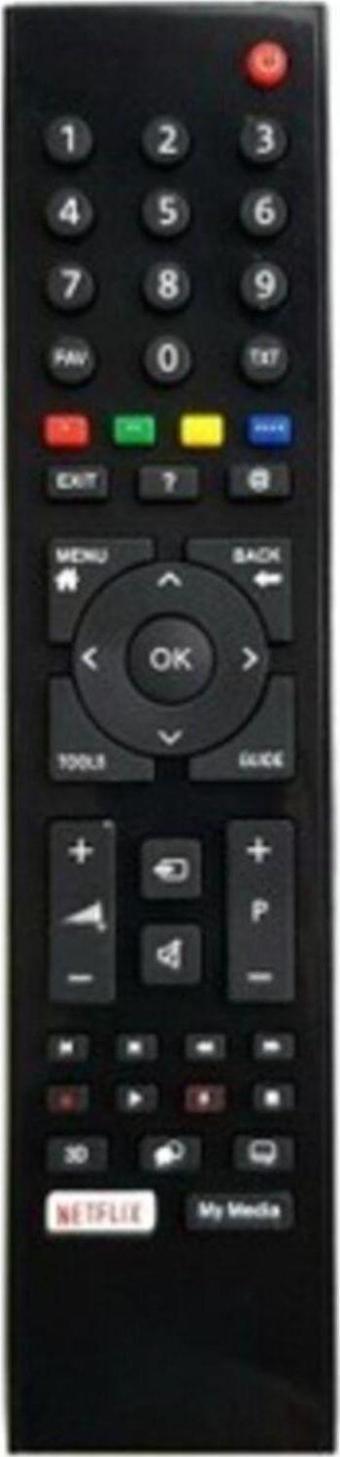 Arçelik Beko Altus Grundig Smart Lcd Led Tv Televizyon Kumandası Netflix Tuşlu Kumanda