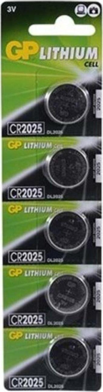 GP Cr2025 3v Lithium 5li Kartela