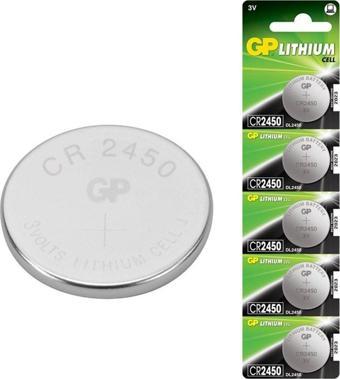 GP Cr2450 3 Volt Lityum Pil (5Lİ PAKET)