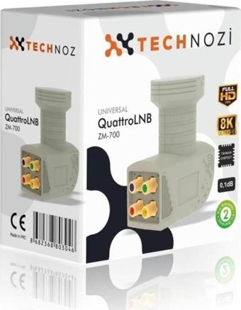 technozi TECHNOZİ UNIVERSAL SANTRAL LNB QUATTRO LNB 8K ULTRA HD