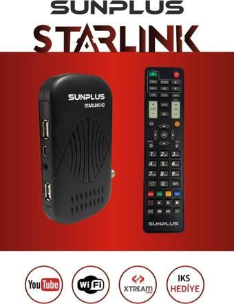 sunplus Starlink Turbo Hd 2024 Çanaklı-çanaksız Full Hd Sınırsız Sinema Paketli Uydu Alıcısı