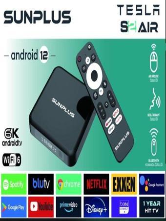 sunplus Tesla S2 AIR wifi 6 2gb-ram /32gb Fafıza Android 12 Tv Box