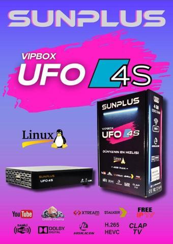 sunplus Vıpbox Ufo 4S Uydu Alıcısı