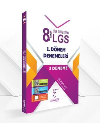 Karekök 8. Sınıf LGS Tüm Dersler 1. Dönem 3 Deneme Karekök Yayınları - Karekök Eğitim Yayınları