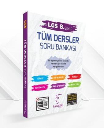 Karekök 8. Sınıf LGS Tüm Dersler Soru Bankası Karekök Yayınları - Karekök Eğitim Yayınları