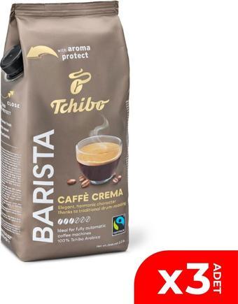 Tchibo Barista Caffe Crema Çekirdek Kahve 1000 Gr. 3 adet