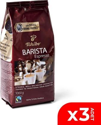 Tchibo Barista Espresso Çekirdek Kahve 1000 Gr. 3 adet