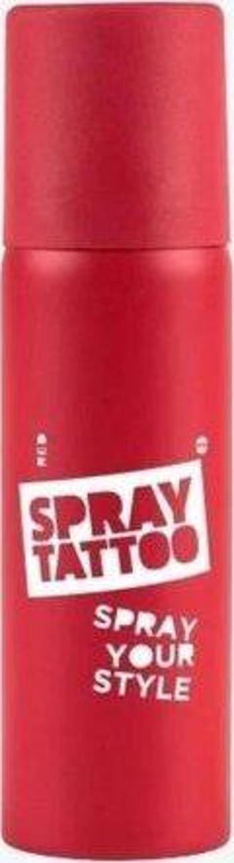 One Spray Tattoo Doğal Dövme Spreyi Kırmızı 50 ml