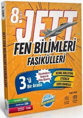 8. Sınıf Fen Bilimleri JETT Soru Fasikülleri Ünlüler Karması - Ünlüler Karması