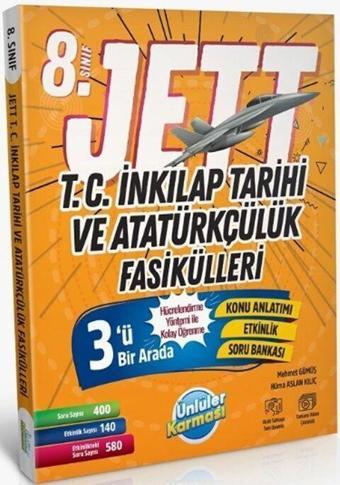 8. Sınıf T.C. İnkılap Tarihi ve Atatürkçülük JETT Soru Fasikülleri Ünlüler Karması - Ünlüler Karması