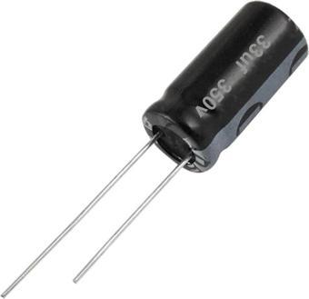 2.2 uF 350V Elektrolitik Kondansatör - 50 Adet