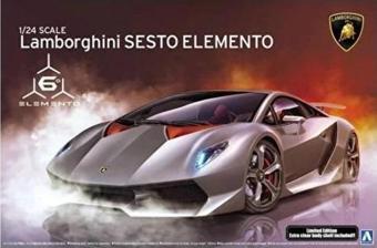 Aoshima Lamborghini Sesto Elemento Model Araba Yapım Kit