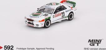 Mini GT Nissan Skyline GT-R (R32) Gr. A #23 1990 Macau Guia Race Winner 1:64 592