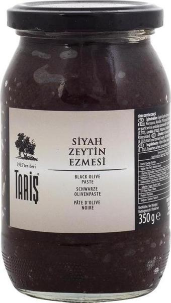 Tariş Memecik Siyah Zeytin Ezme 370 Cc Cam Kavanoz