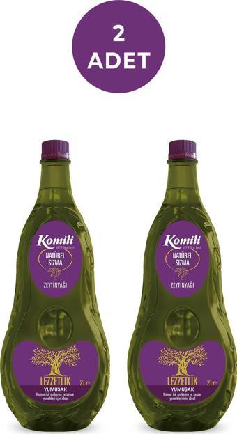 Komili SIZMA  LEZZETLİK  YUMUŞAK ZEYTİNYAĞI 2 LT PET * 2 ADET