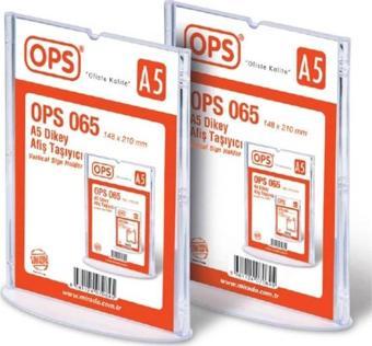 OPS DP 065 A5 T Tipi Dikey Afiş Taşıyıcı