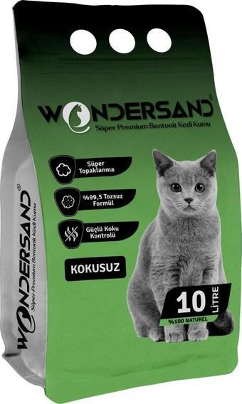 Wondersand Kokusuz Kedi Kumu 10 LT