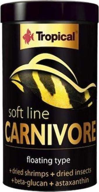 Tropical Softline Carnivore Büyük Yırtıcı Balıklar için Çubuk Balık Yemi 1000 Ml 320 Gr