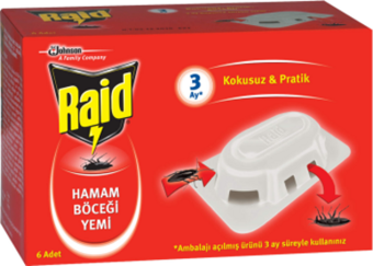 Raid 6 Parça Hamam Böcek Yemi (2818)