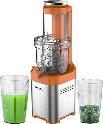 Yasomi FruitForce 8 Segment 180W Katı Meyve ve Sebze Sıkacağı (turuncu)