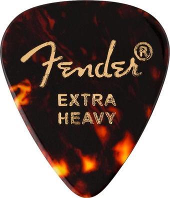 Fender 351 Extra Heavy 1 Adet Gitar Penası Shape Premium Pick Tortoise Shell