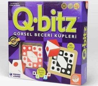 Pal Q-Bitz Oyunu Q Bitz Görsel Beceri Küpleri Mindware Akıl ve Zeka Okul Turnuva Oyunu