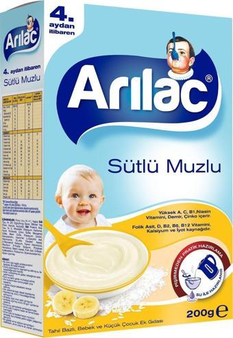 Arılac Sütlü Muzlu Kaşık Maması 200 G