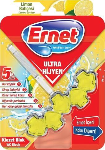 Ernet Ultra Hijyen Klozet Blok Limon Bahçesi 50 G