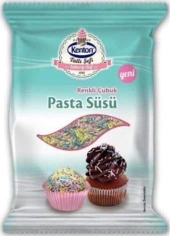 Kenton Çubuk Pasta Süsü Renkli 40 G