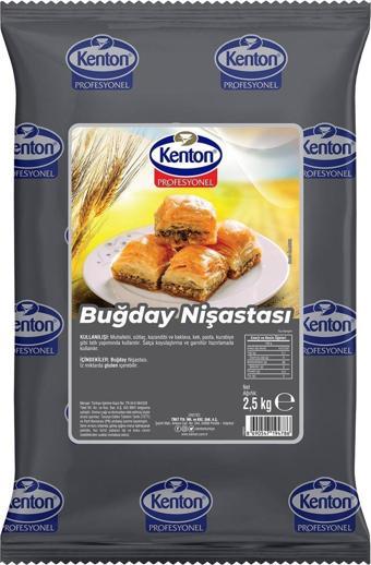 Kenton Profesyonel Buğday Nişastası 2.5 Kg