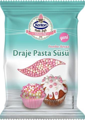 Kenton Tatlı Şefi Draje Pasta Süsü Pembe & Beyaz 45 G