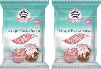 Kenton Tatlı Şefi Draje Pasta Süsü Pembe & Beyaz 45 G 2'Li