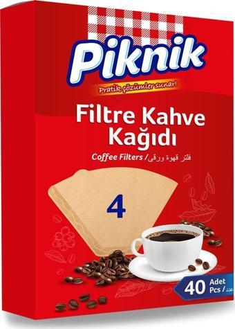 Piknik Filtre Kahve Kağıdı No:4 4O'Lı