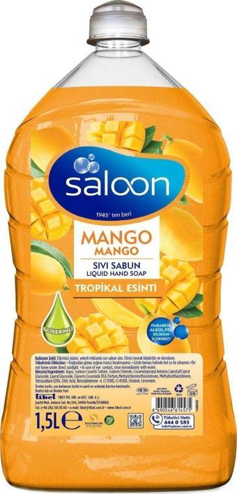 Saloon Sıvı Sabun Taze Mango 1,5 Lt