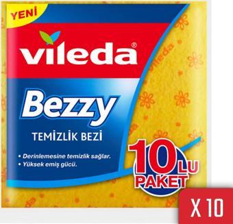 Vileda 10'lu Bezzy Temizlik Bezi 10'lu Paket