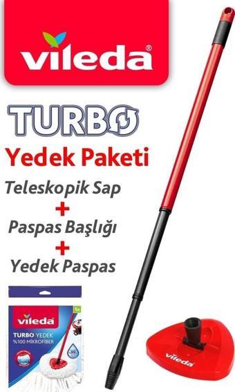 Vileda Turbo Sap + Classic Üçgen Başlık + Yedek Paspas