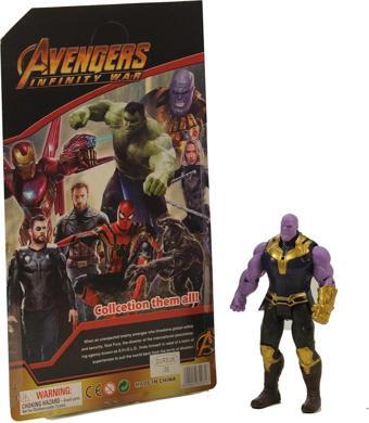 2019 Infiniti War, Union Legend Işıklı Avengers Thanos Figür-17cm