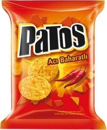 Patos Acılı Soslu Parti boy 167 Gr. ( Cips ) (2'li)