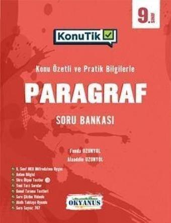 Okyanus Yayınları 9. Sınıf KonuTik Paragraf Soru Bankası - Okyanus Eğitim